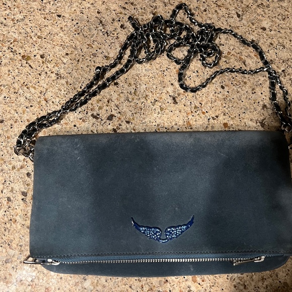Blue Zadig and Voltaire bag - Picture 1 of 6